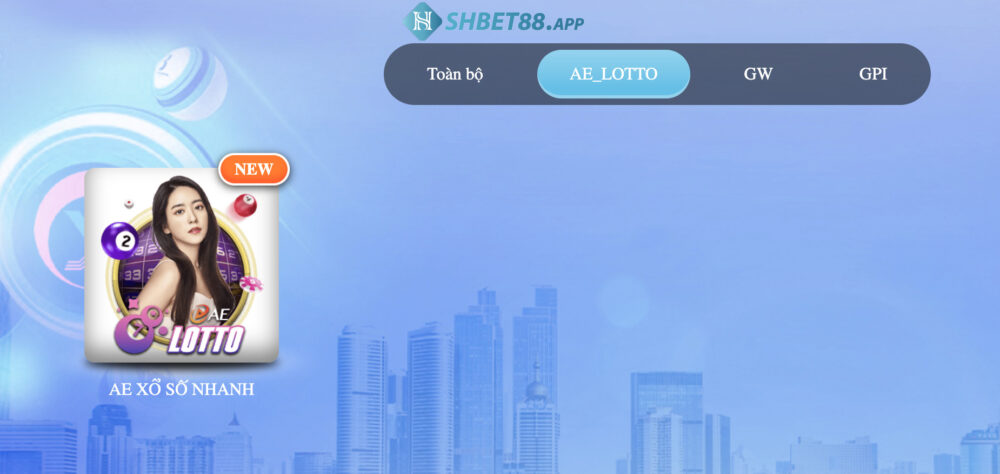 Sảnh Chơi AE Lotto Shbet - Chơi Xổ Số Online Tại Shbet88 13 AE Lotto Shbet là sảnh chơi xổ số online tại nhà cái Shbet