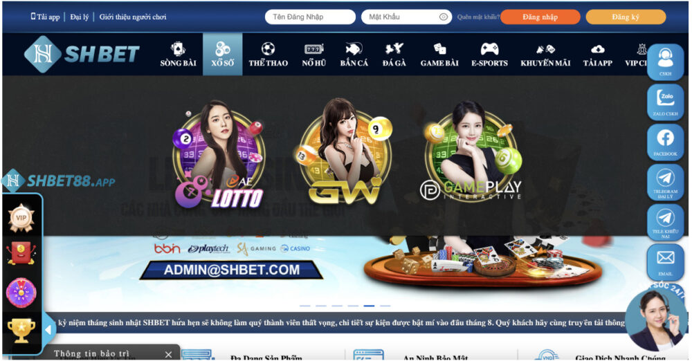 Sảnh Chơi AE Lotto Shbet - Chơi Xổ Số Online Tại Shbet88 17 Chọn mục xổ số và sảnh AE Lotto để chơi