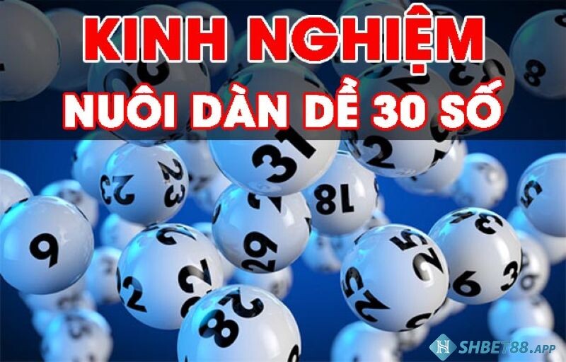 Tìm hiểu về dàn đề 30 số và cách nuôi khung 3 ngày hiệu quả 15 Học hỏi nhiều kinh nghiệm để lựa chọn các cặp số
