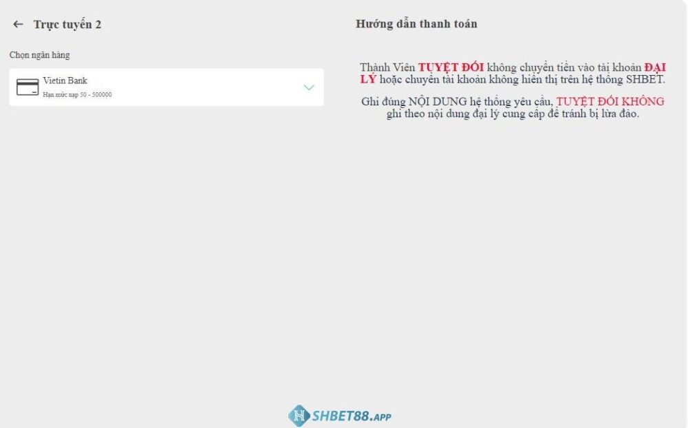Nạp tiền Shbet ⚡️ Nạp nhanh chóng chỉ trong 30s 25 Nạp tiền Shbet trực tuyến 2