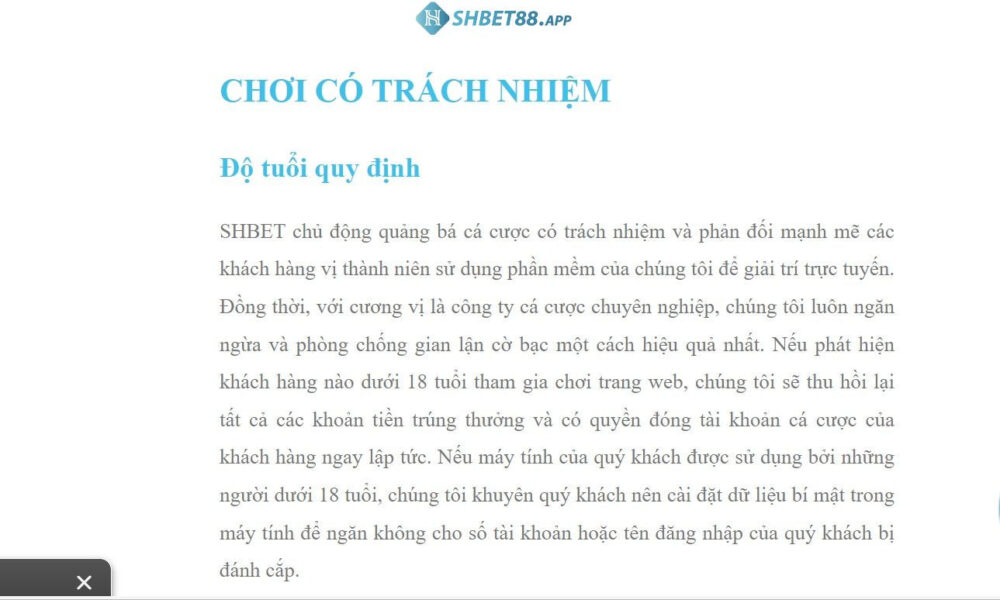 SHBET88 ⭐️ Link vào nhà cái SHBET tặng 188k 34 Nhược điểm của Shbet là gì?