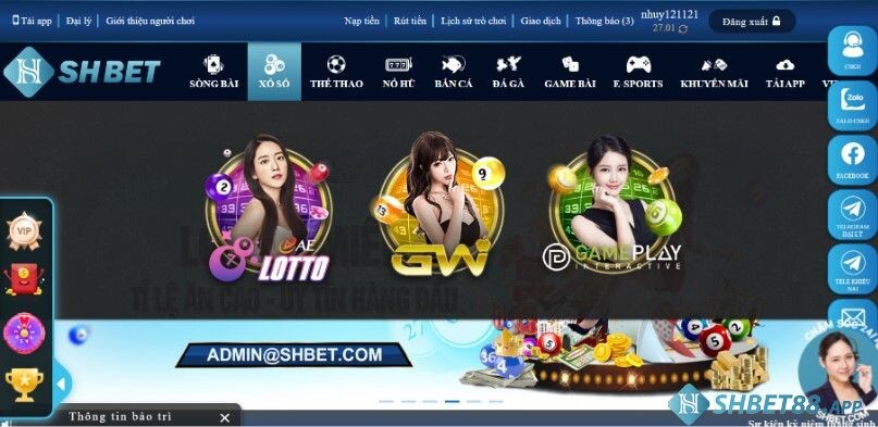 Nằm mơ thấy xe đạp đánh số gì may mắn theo SHBET88 4 Shbet mang đến nhiều sảnh chơi xổ số khác nhau cho anh em