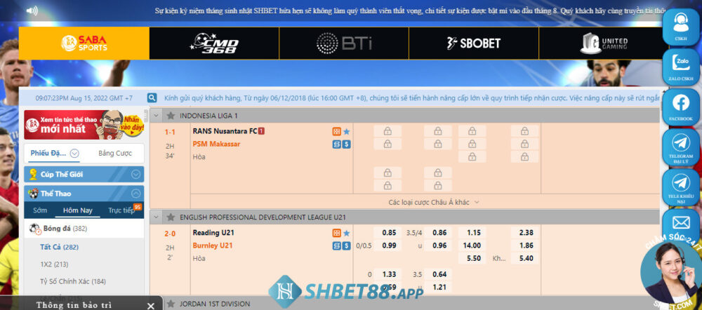 Thể thao BTI SHBET - Tỷ lệ thắng cao tại thể thao Shbet 11 Lý do bạn nên chọn sảnh game BTI tại SBET