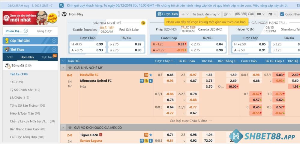 SBOBET SHBET - Sảnh cá cược bóng đá tiên phong hàng đầu 5 Sảnh chơi Saba Sports Shbet hiện đang thu hút rất nhiều người chơi