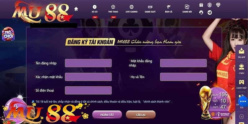 Các bước đăng ký Mu88 chi tiết và nhanh chóng nhất 6 Các bước đăng ký mu88 đơn giản và nhanh chóng nhất