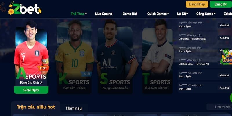 Hướng dẫn cách chơi kèo ảo Zbet chi tiết, chính xác nhất 7 Kèo châu Á