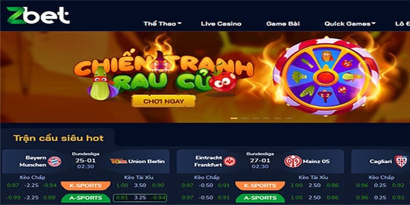 Hướng dẫn cách chơi kèo ảo Zbet chi tiết, chính xác nhất 9 Đặt cược tại Zbet và theo dõi trận đấu